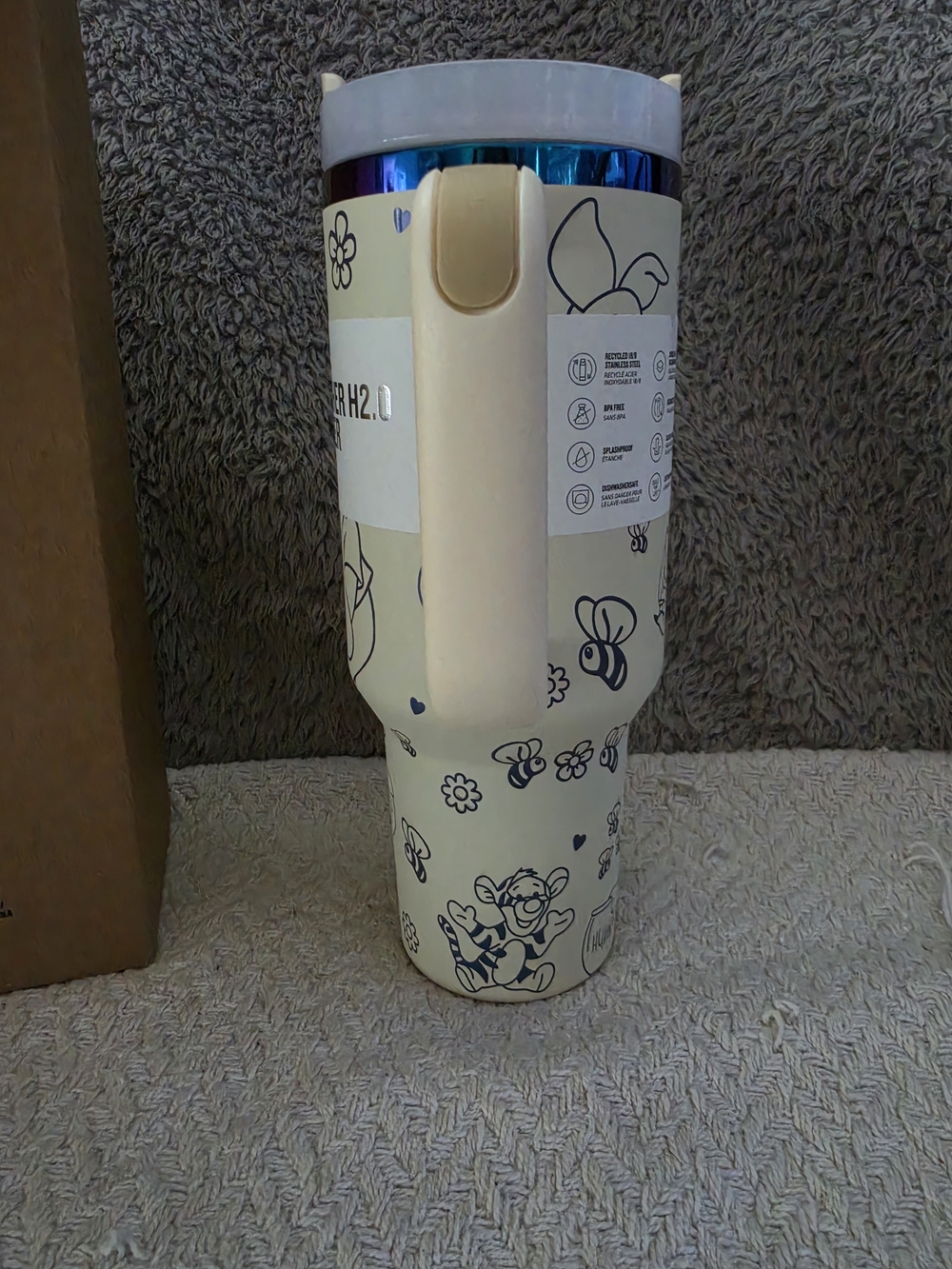 Loveshack Fancy Stanley Quencher H2.0 FlowState Tumbler in the Winnie the Pooh - Picture 3 of 12